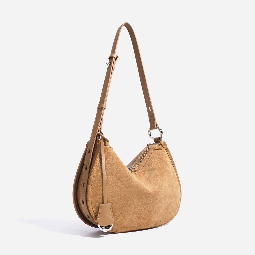 Vintage Leather Boston Crossbody Bag - VVISN