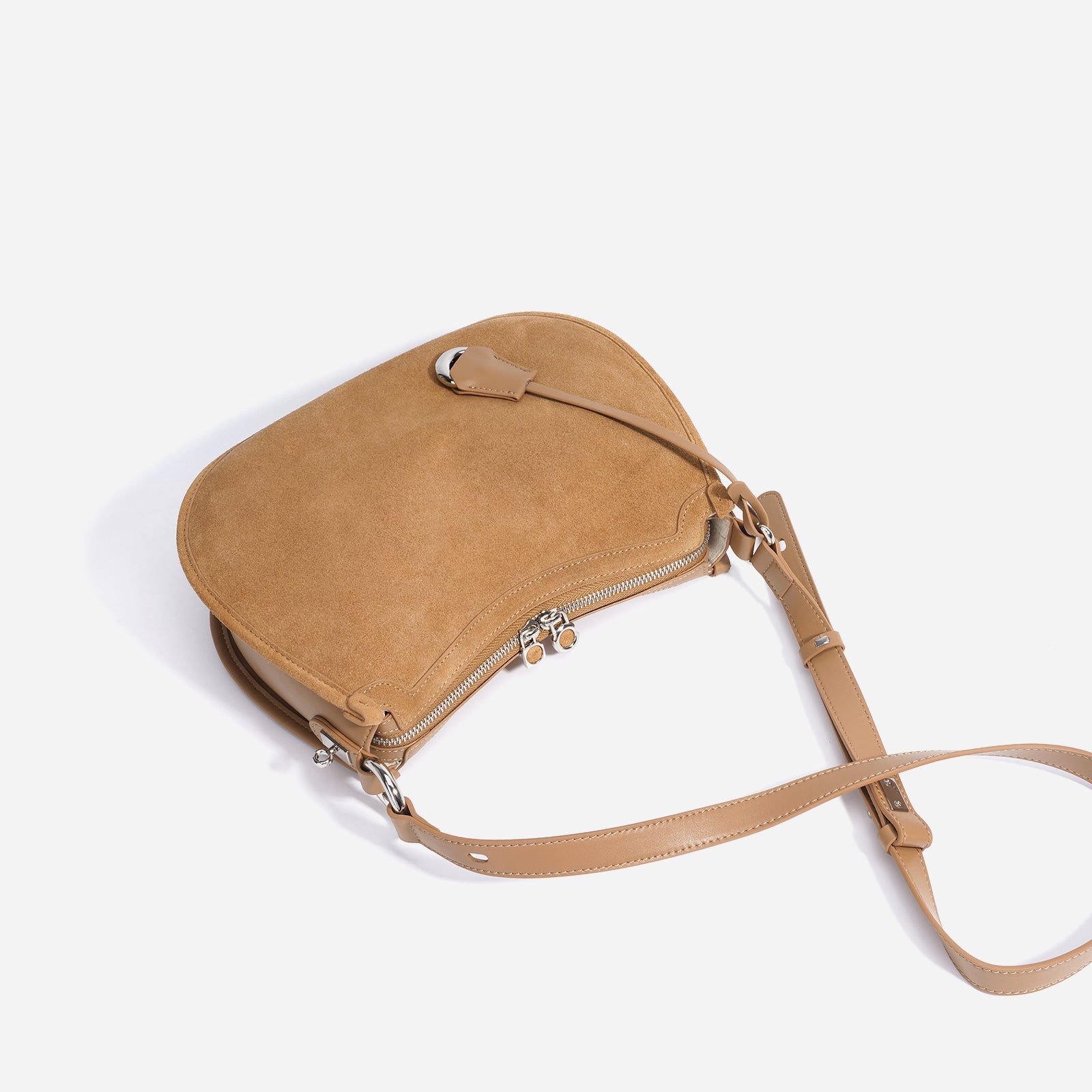 Vintage Leather Boston Crossbody Bag - VVISN