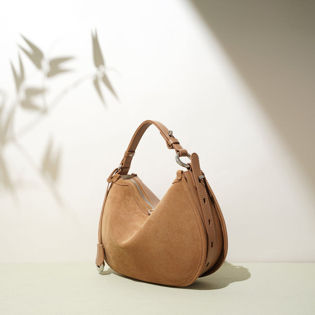 Vintage Leather Boston Crossbody Bag - VVISN