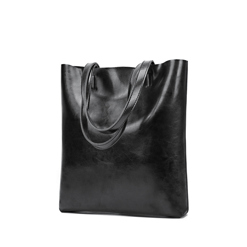 Vintage Leather Boston Satchel Handbag - VVISN