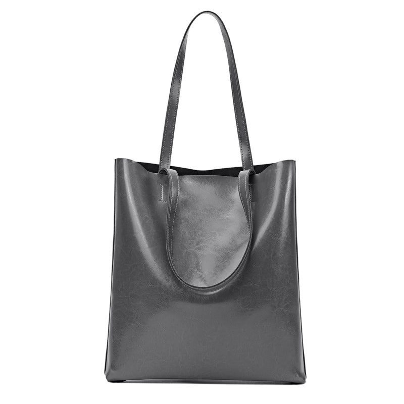 Vintage Leather Boston Satchel Handbag - VVISN