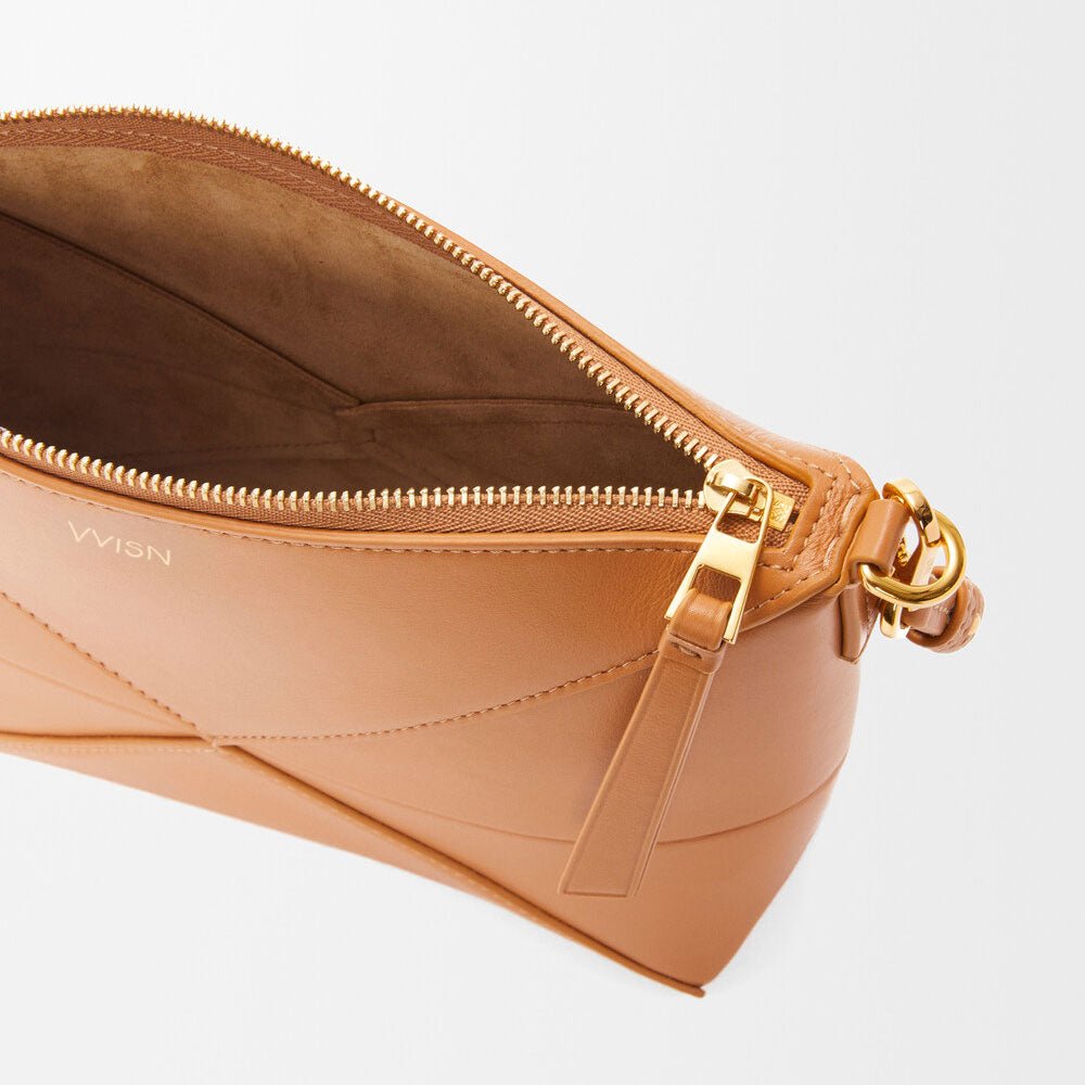 Warm Desert Puzzle Fold Pouch in Nappa - VVISN
