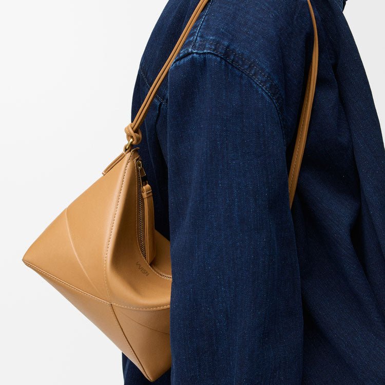 Warm Desert Puzzle Fold Pouch in Nappa - VVISN