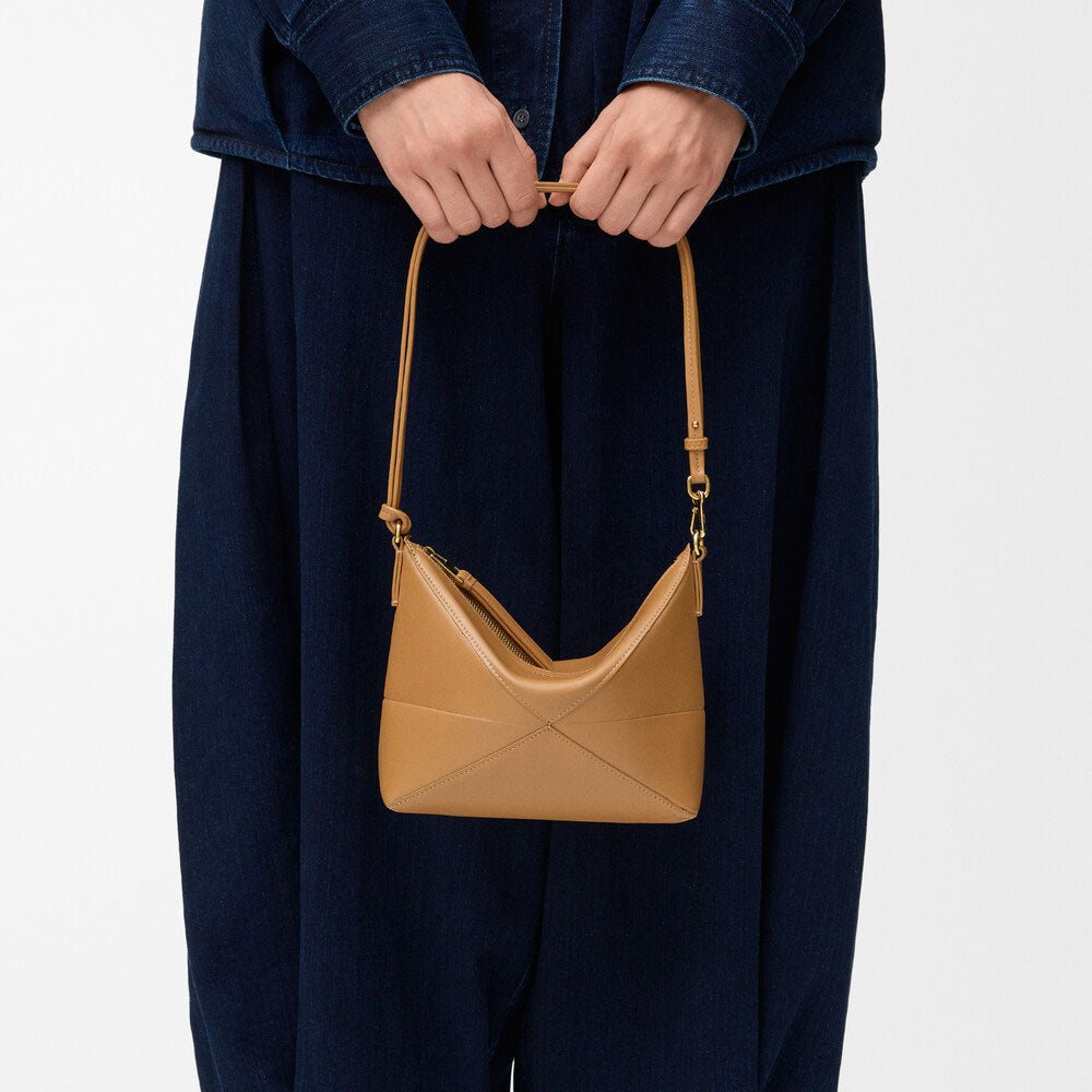 Warm Desert Puzzle Fold Pouch in Nappa - VVISN