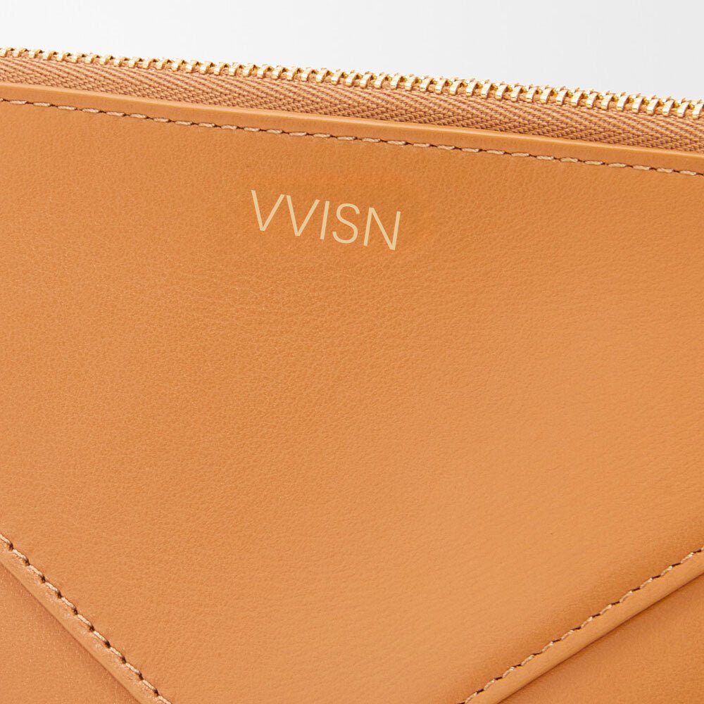 Warm Desert Puzzle Fold Pouch in Nappa - VVISN