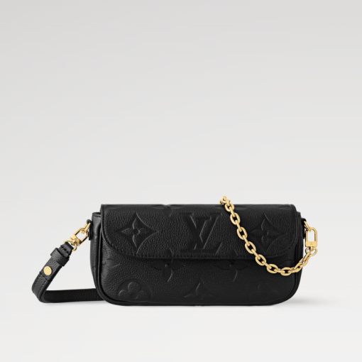 Louis Vuitton Wallet On Chain Ivy Black M82154