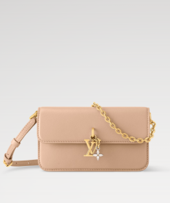 Louis Vuitton Wallet On Chain LV Bloom Sand M14581