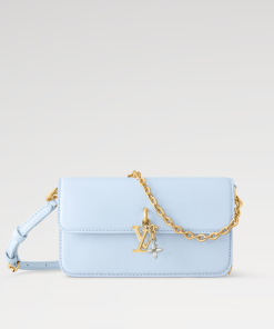 Louis Vuitton Wallet On Chain LV Bloom Azur M14547