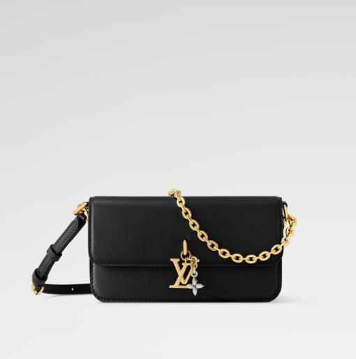 Louis Vuitton Wallet On Chain LV Bloom Black M14564