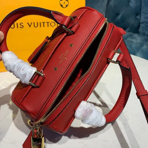 Louis Vuitto Monogram Empreinte Speedy Bandouliere 20 M42394 Red - Image 9