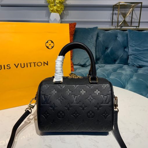 Louis Vuitto Monogram Empreinte Speedy Bandouliere 20 M42394 Black - Image 4