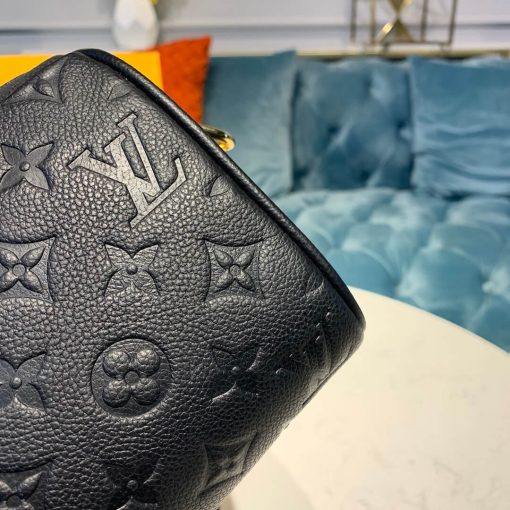 Louis Vuitto Monogram Empreinte Speedy Bandouliere 20 M42394 Black - Image 6