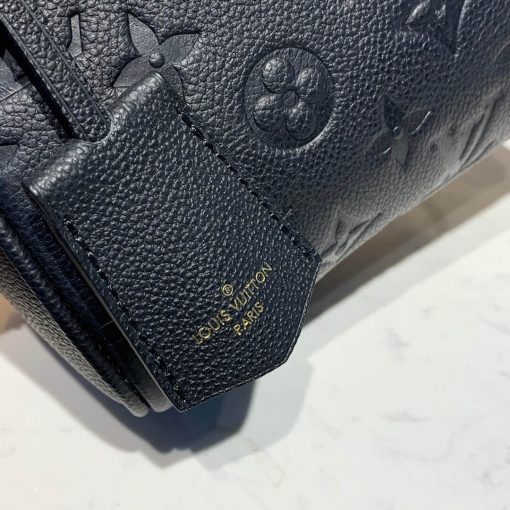 Louis Vuitto Monogram Empreinte Speedy Bandouliere 20 M42394 Black - Image 7
