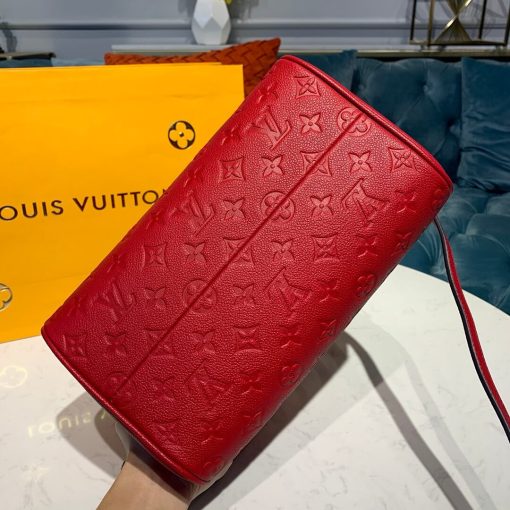 Louis Vuitto Monogram Empreinte Speedy Bandouliere 25 M42401 Red - Image 4