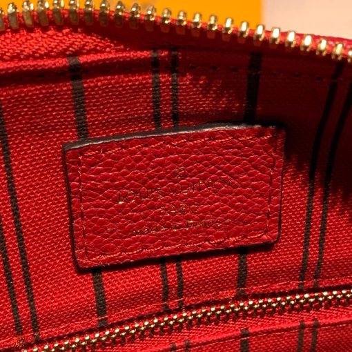 Louis Vuitto Monogram Empreinte Speedy Bandouliere 25 M42401 Red - Image 8