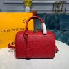 Louis Vuitto Monogram Empreinte Speedy Bandouliere 25 M42401 Red