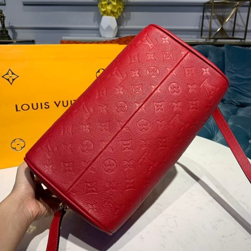 Louis Vuitto Monogram Empreinte Speedy Bandouliere 30 M43503 Red - Image 4