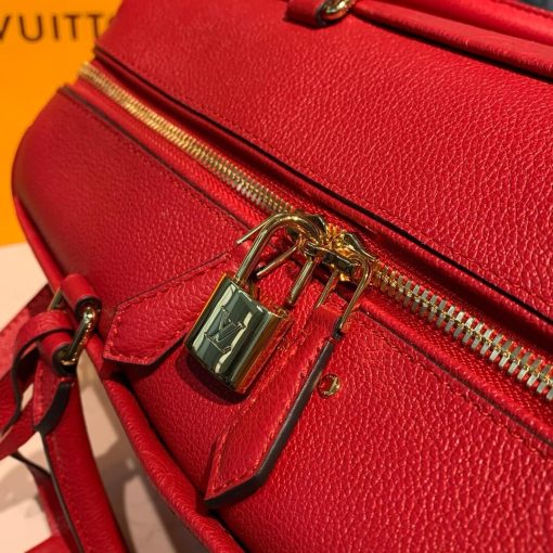 Louis Vuitto Monogram Empreinte Speedy Bandouliere 30 M43503 Red - Image 6