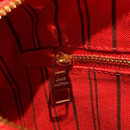 Louis Vuitto Monogram Empreinte Speedy Bandouliere 30 M43503 Red - Image 7