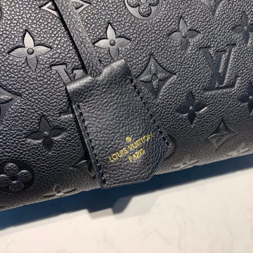 Louis Vuitto Monogram Empreinte Speedy Bandouliere 30 M43503 Black - Image 6