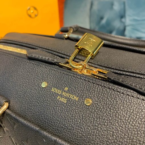 Louis Vuitto Monogram Empreinte Speedy Bandouliere 30 M43503 Black - Image 7