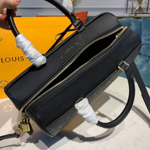 Louis Vuitto Monogram Empreinte Speedy Bandouliere 30 M43503 Black - Image 10