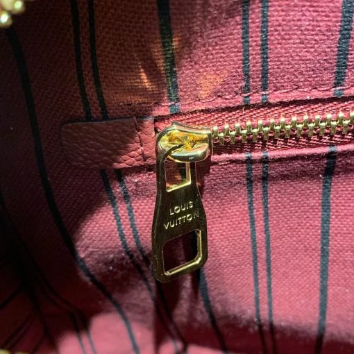 Louis Vuitto Monogram Empreinte Speedy Bandouliere 30 M43503 Burgundy - Image 7