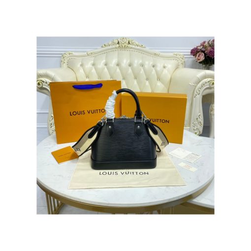 Louis Vuitton Alma BB M57426 M57540 Black - Image 6