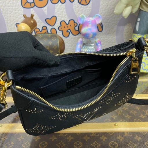 Louis Vuitton Bagatelle Bag M46735 Black Monogram Empreinte With Studs - Image 15