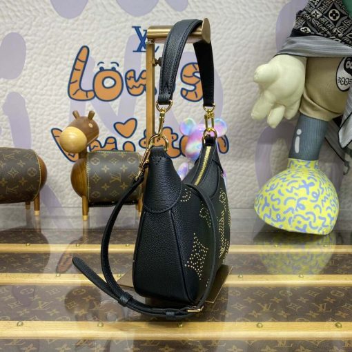 Louis Vuitton Bagatelle Bag M46735 Black Monogram Empreinte With Studs - Image 9