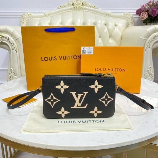 Louis Vuitton Bicolor Double Zip Pochette M80787 Grey - Image 14