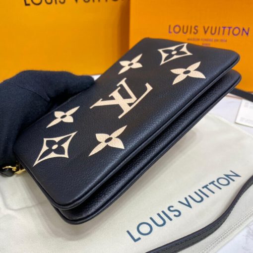 Louis Vuitton Bicolor Double Zip Pochette M80787 Grey - Image 15