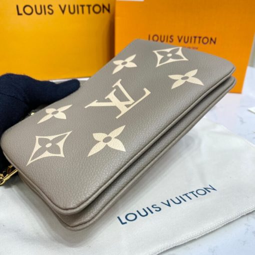 Louis Vuitton Bicolor Double Zip Pochette M80787 Grey - Image 4