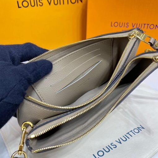 Louis Vuitton Bicolor Double Zip Pochette M80787 Grey - Image 9