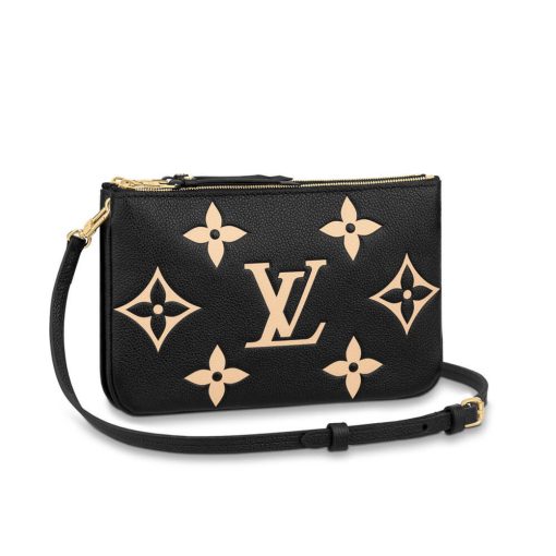 Louis Vuitton Bicolor Double Zip Pochette M80787 Grey - Image 10