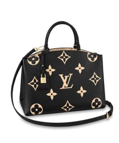 Louis Vuitton Bicolor Monogram Empreinte Grand Palais M45842 Black