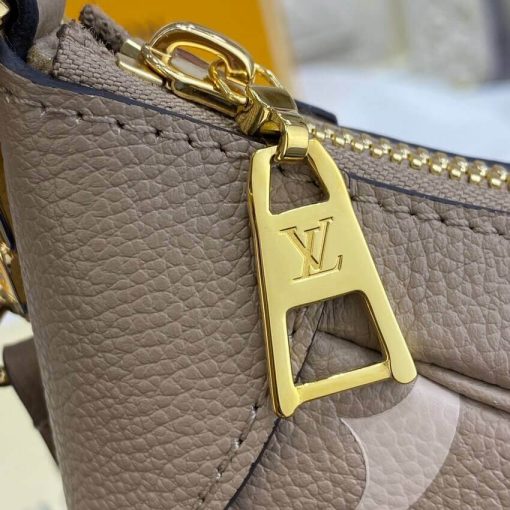 Louis Vuitton Bicolor Monogram Empreinte Leather Bagatelle M46112 Grey/Beige - Image 9
