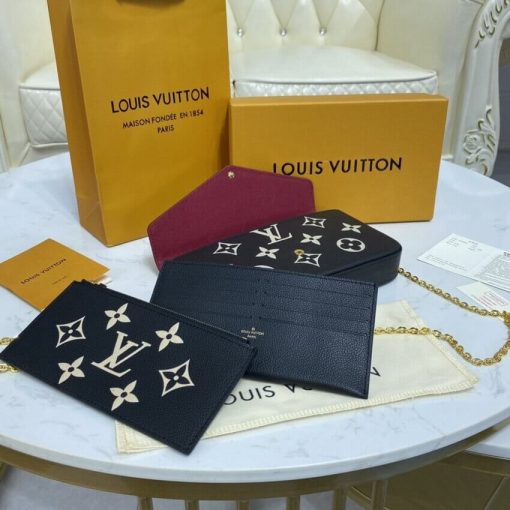 Louis Vuitton Bicolor Monogram Empreinte Leather Felicie Pochette M80482 - Image 13