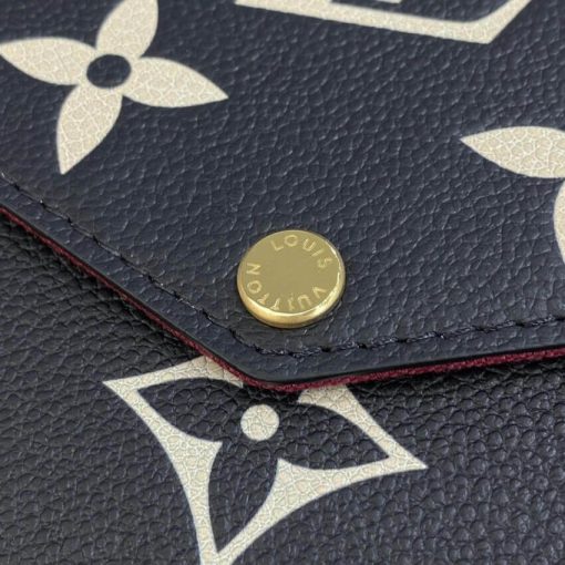 Louis Vuitton Bicolor Monogram Empreinte Leather Felicie Pochette M80482 - Image 9