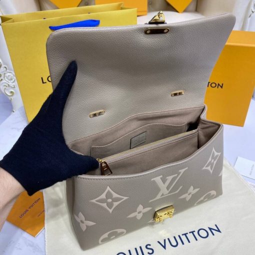 Louis Vuitton Bicolor Monogram Empreinte Leather Madeleine MM M46041 Grey - Image 11