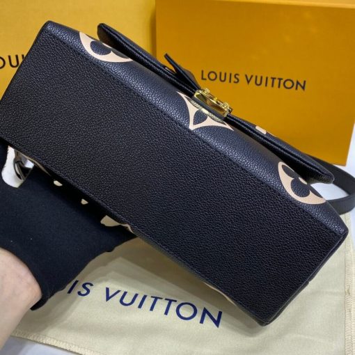 Louis Vuitton Bicolor Monogram Empreinte Leather Madeleine MM M46041 Black - Image 4