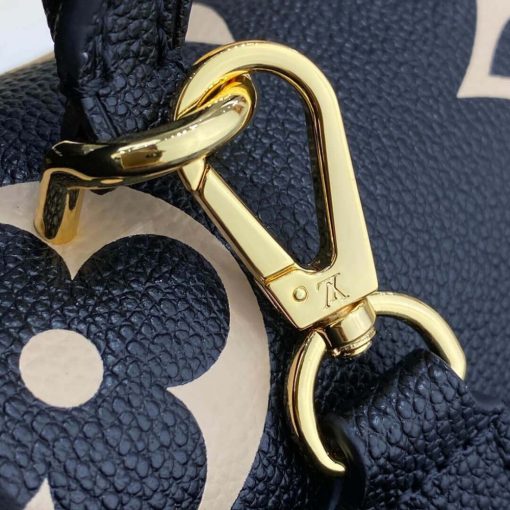 Louis Vuitton Bicolor Monogram Empreinte Leather Madeleine MM M46041 Black - Image 7