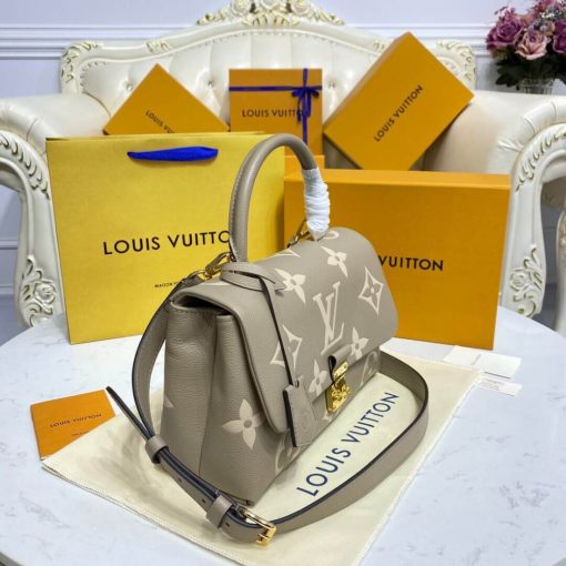 Louis Vuitton Bicolor Monogram Empreinte Leather Madeleine MM M46041 Grey - Image 4