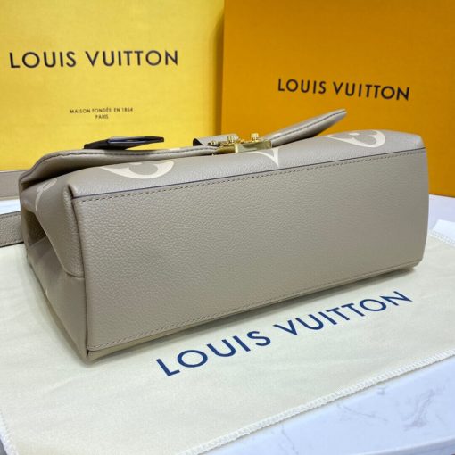 Louis Vuitton Bicolor Monogram Empreinte Leather Madeleine MM M46041 Grey - Image 6