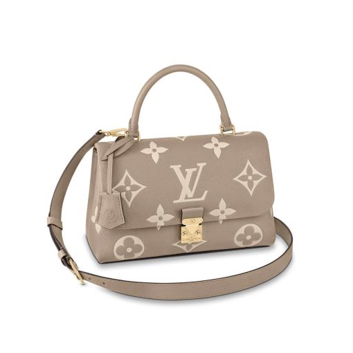 Louis Vuitton Bicolor Monogram Empreinte Leather Madeleine MM M46041 Grey
