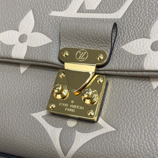 Louis Vuitton Bicolor Monogram Empreinte Leather Madeleine MM M46041 Grey - Image 8