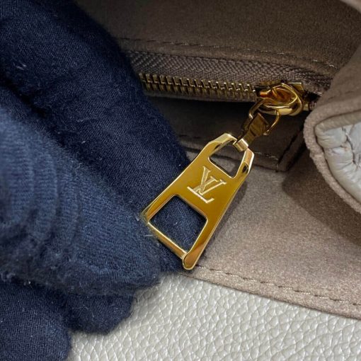 Louis Vuitton Bicolor Monogram Empreinte Leather Madeleine MM M46041 Grey - Image 9