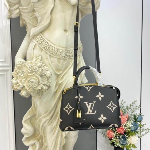 Louis Vuitton Bicolor Monogram Empreinte Leather Petit Palais M58913 - Image 3