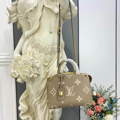 Louis Vuitton Bicolor Monogram Empreinte Leather Petit Palais M58914 - Image 3