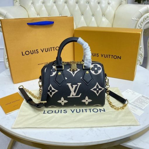 Louis Vuitton Bicolor Monogram Empreinte Speedy Bandoulière 20 M58953 - Image 3